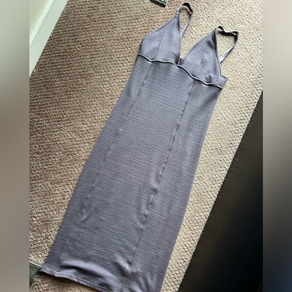 Purple Mauve Knitted Dress - Picture 4 of 8